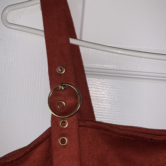 Orange overall dress - Picture 3 of 3